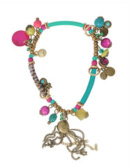 necklace isolated on white