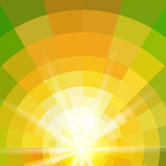 Fototapeta premium Abstract colorful shining vector background