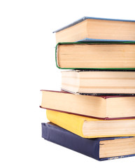 Books isolated on white