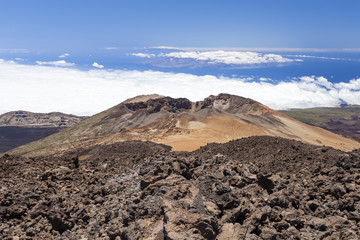View of volcano on Tenerife. Canary. Spain.