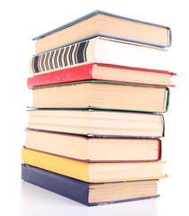 Books isolated on white