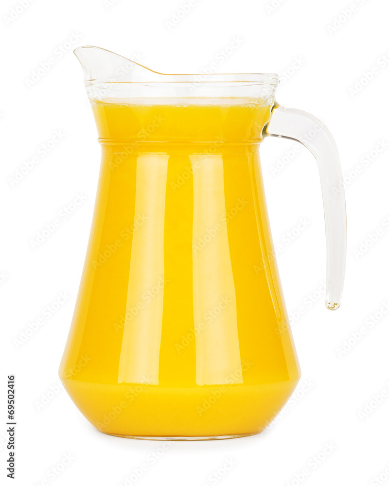 Wall mural Fresh orange juice in pitcher