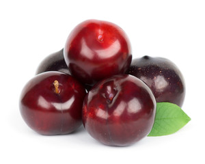 Fresh plums