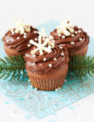 Christmas cupcake