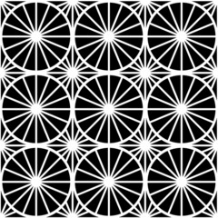 Abstract geometric circles seamless pattern.