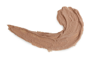 Liquid foundation isolated on white