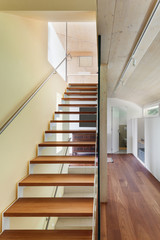 modern architecture, interior, staircase