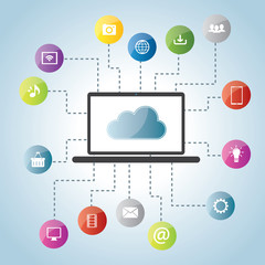 Cloud computing and social medias