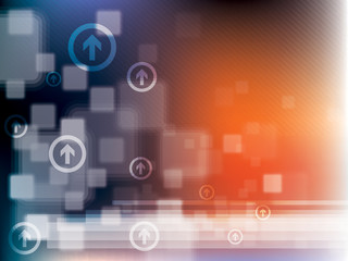Fototapeta premium Abstract technology background