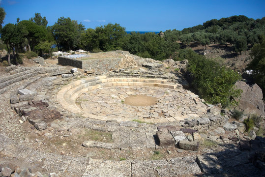Samothraki island in Greece