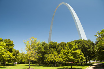 Gateway Arch and trees in the Jefferson Nation, St. Louis - 69511091