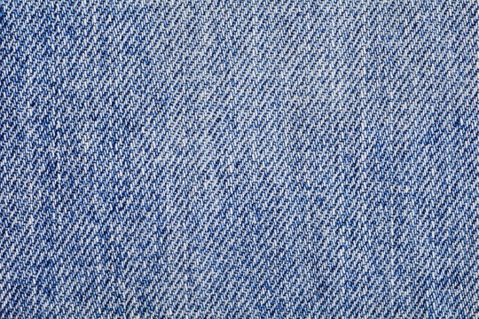 Close - up blue denim jeans detail