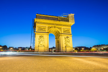 Naklejka na ściany i meble Arc de Triomphe Paris , France