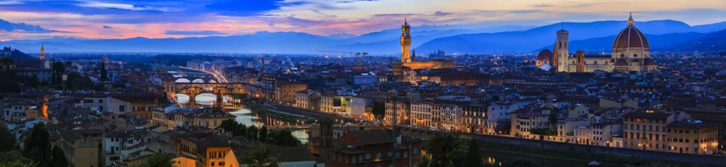 Deurstickers Florence, Italië - uitzicht op de stad, panorama © Gorilla