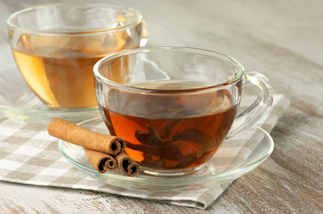 Black and green tea