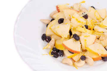 Close up of fitness salad.