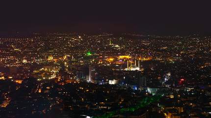 Fototapeta na wymiar Ankara Turkey at night