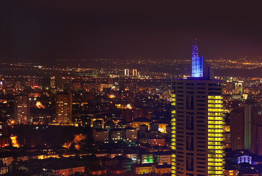 Ankara Turkey At Night