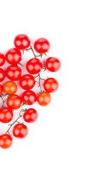 Half of heart from tomatoes.