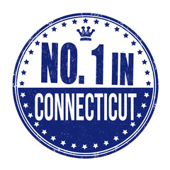 Number one in Connecticut stamp