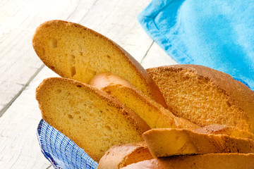 typical ligurian dried biscuits called Lagaccio
