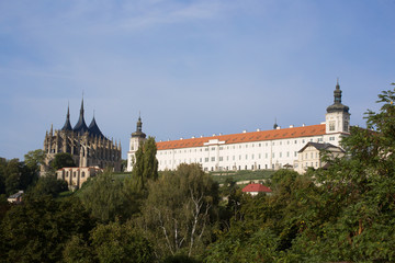 Saint Barbara's church and former Jesuit College in Kutna Hora