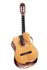 shattered guitar