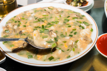 delicious chinese sea food made from crab with soft shell