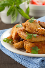 Pieces of chicken