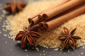 Spices and brown sugar
