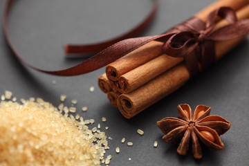 Spices for christmas cake