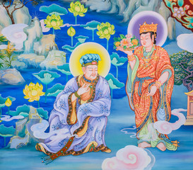 Chinese mural painting art © boonsom