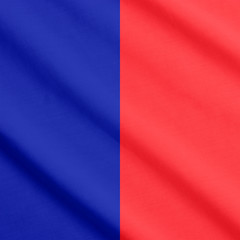 Flag of Paris waving