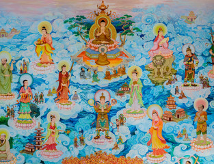 Chinese mural painting art © boonsom