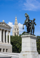 Fototapeta premium Austrian Parliament in Vienna