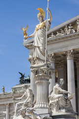 Obraz premium Austrian Parliament in Vienna