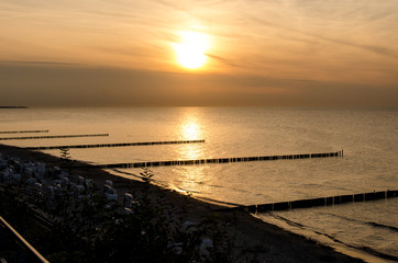 Sonnenuntergang an der Ostsee