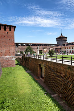 Im Castello Sforzesco in Mailand