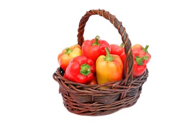 Bell Peppers in the Basket