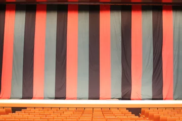 Deurstickers Theater 歌舞伎の幕