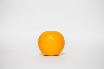 orange in white background