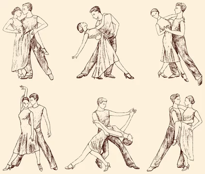 Couple Drawing Poses - Romantic couple standing pose