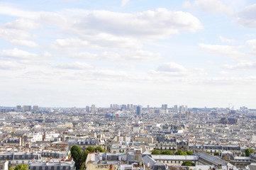 Fototapeta na wymiar Vue aérienne de Paris