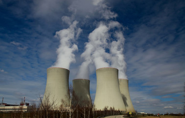 Nuclear power plant Temelin in Czech Republic Europe