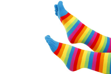 Fototapeta na wymiar colored socks