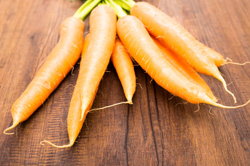 Nahaufnahme Karotten