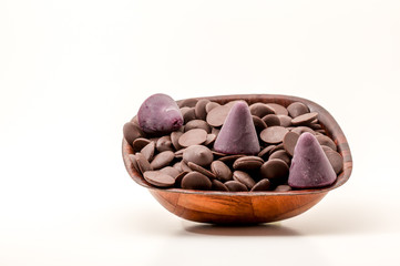 chocolate and cuberdons