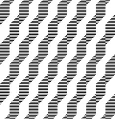 Black and white geometric seamless pattern abstract background
