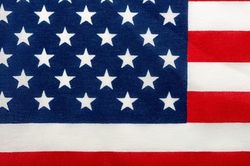 Obraz premium American Flag Close Up