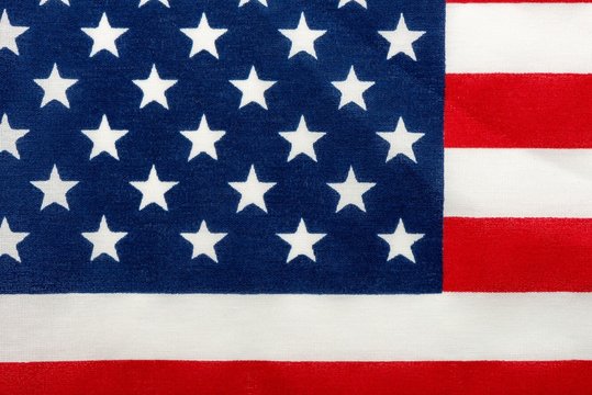 American Flag Close Up